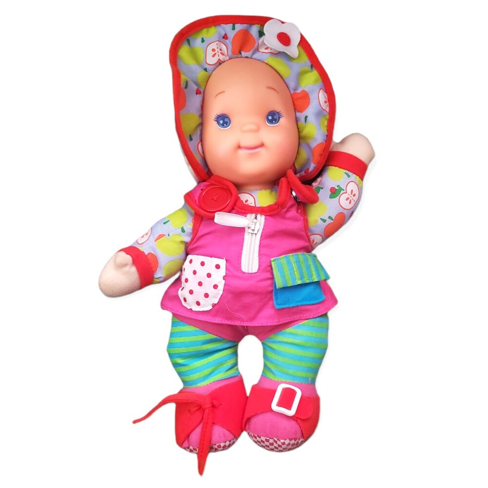 Goldberger Zip-ity Doll Learn to Tie, Zip, Buckle 13"